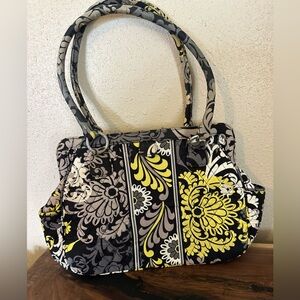 Vera Bradley Miller Frame Satchel in Baroque